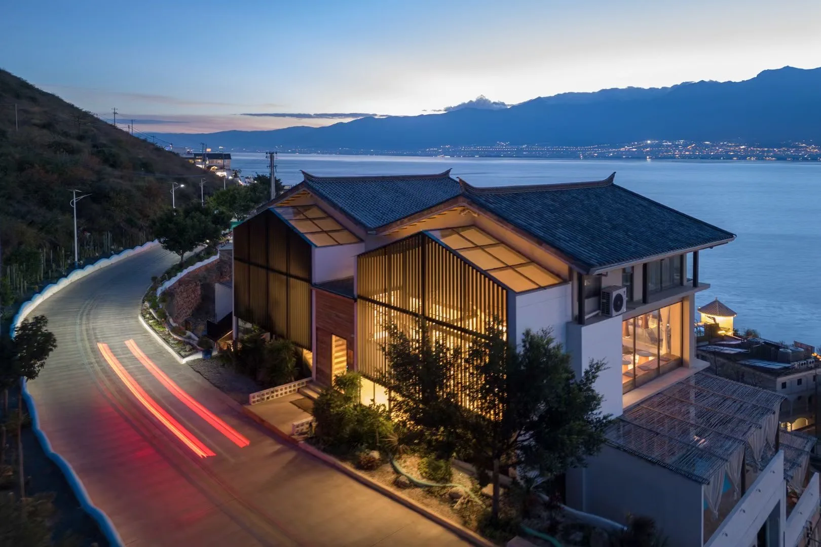 大理洱海酒店外景